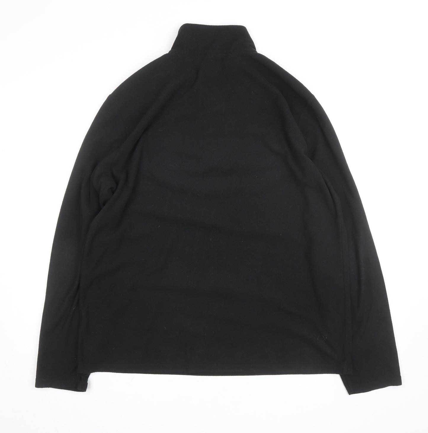 Mountain Warehouse Men's Black L Fleece 1/4 Zip Pullover Jacket