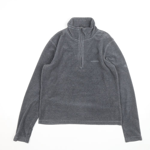 Craghoppers Womens Grey Fleece Half Zip Activewear Jacket UK 12