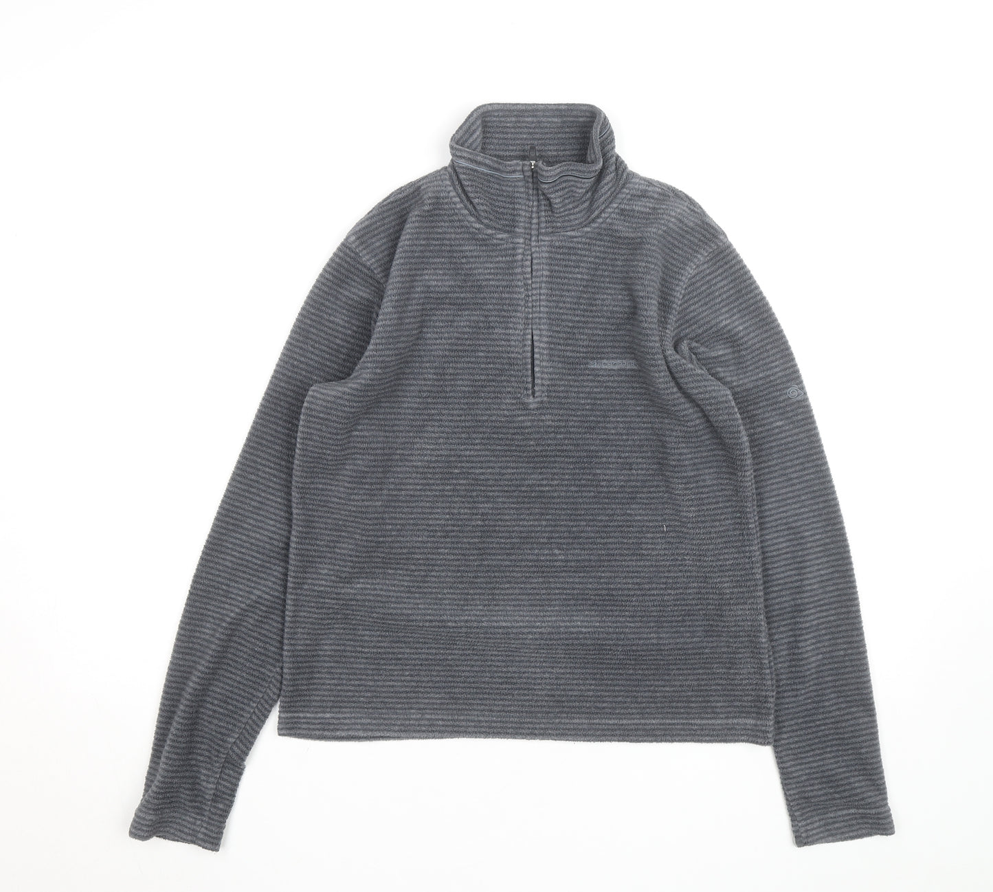 Craghoppers Womens Grey Fleece Half Zip Activewear Jacket UK 12