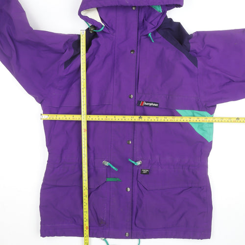 Berghaus Men’s Purple Waterproof 90s Gore-Tex Hooded Jacket L