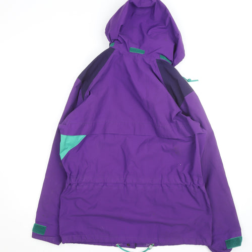 Berghaus Men’s Purple Waterproof 90s Gore-Tex Hooded Jacket L