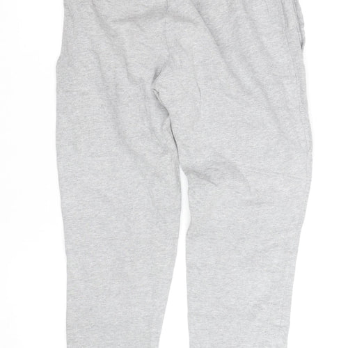 Ellesse Men’s Grey Jogger Sweatpants L Regular Fit Cotton Blend