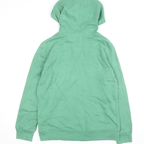 GAP Men’s Green Pullover Hoodie M Logo Fleece Sweatshirt