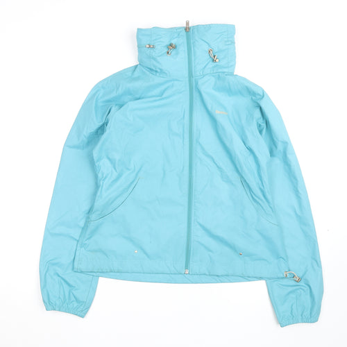 Reebok Women’s Blue Windbreaker Jacket Size 12 Lightweight Zip Casual