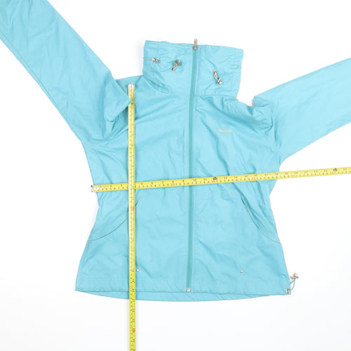 Reebok Women’s Blue Windbreaker Jacket Size 12 Lightweight Zip Casual