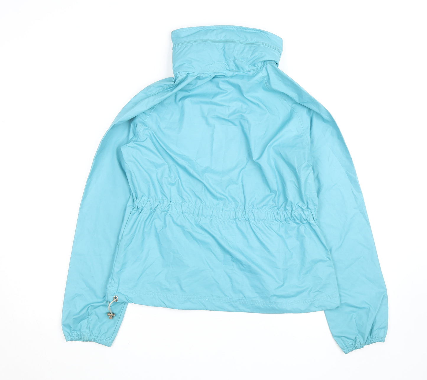 Reebok Women’s Blue Windbreaker Jacket Size 12 Lightweight Zip Casual