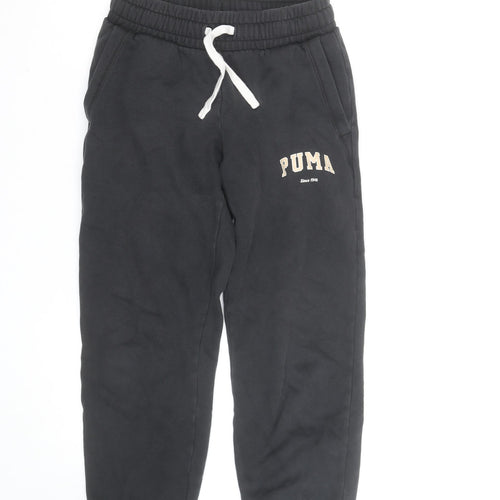 Puma Men's Black XS Jogger Sweatpants Fleece Activewear Trousers