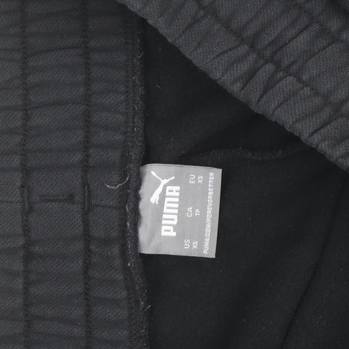 Puma Men's Black XS Jogger Sweatpants Fleece Activewear Trousers