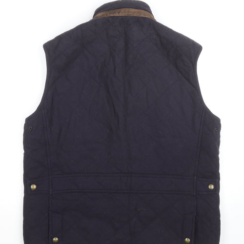 Polo Ralph Lauren Men's Navy Quilted Waistcoat XL Lined Vest