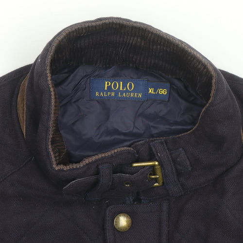 Polo Ralph Lauren Men's Navy Quilted Waistcoat XL Lined Vest