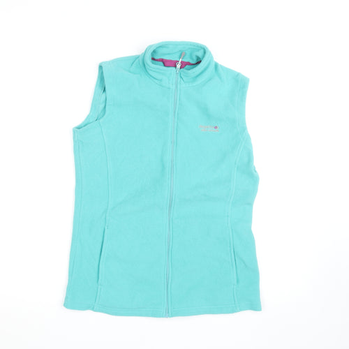 Regatta Women's Blue Fleece Sleeveless Full Zip Outdoor Jacket UK 12