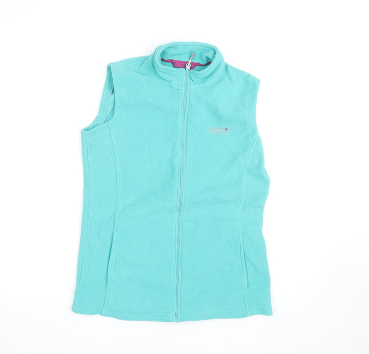 Regatta Women's Blue Fleece Sleeveless Full Zip Outdoor Jacket UK 12