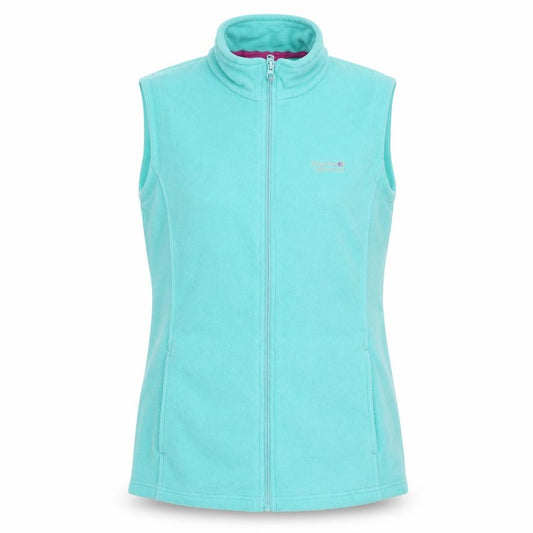 Regatta Women's Blue Fleece Sleeveless Full Zip Outdoor Jacket UK 12