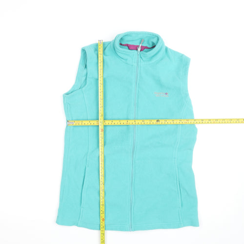 Regatta Women's Blue Fleece Sleeveless Full Zip Outdoor Jacket UK 12