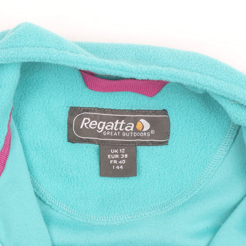 Regatta Women's Blue Fleece Sleeveless Full Zip Outdoor Jacket UK 12