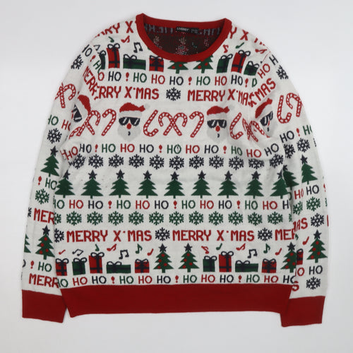 Livergy Unisex Multicoloured Christmas XL Pullover Jumper