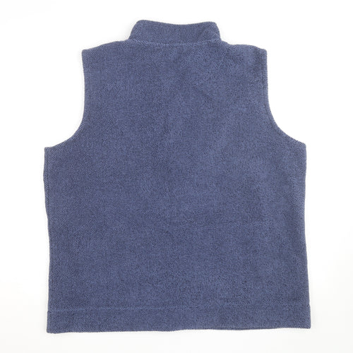 Country Rose Men's Blue Fleece Waistcoat XL Bodywarmer