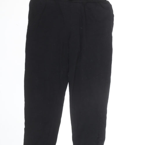 Pure Collection Women Black M Jogger Trousers Cotton Blend