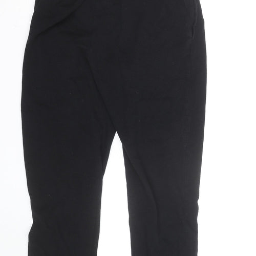Pure Collection Women Black M Jogger Trousers Cotton Blend