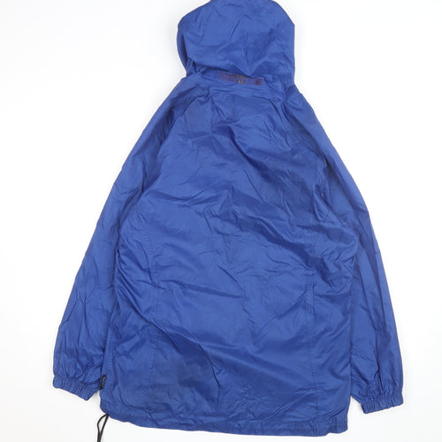 Regatta Men's Blue Waterproof Hooded Rain Jacket UK 12 / 38