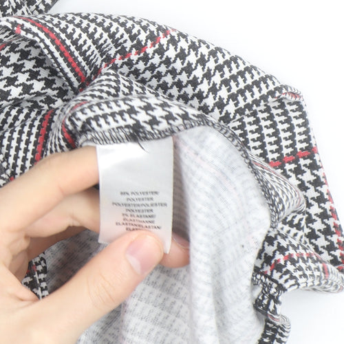 Spotted Women's Grey Check Longline Blazer Size 10 Classic Workwear