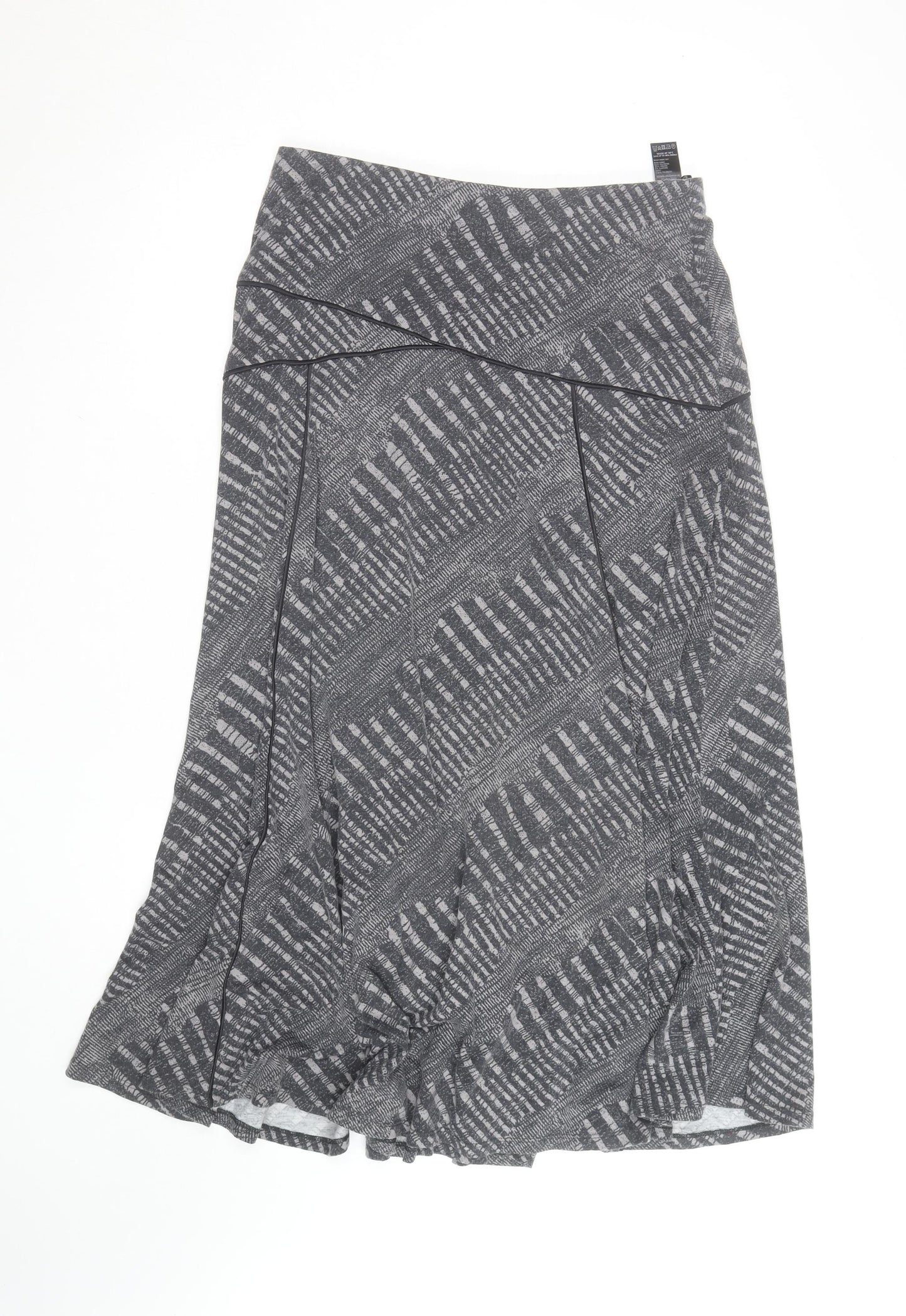 Marks and Spencer Per Una Women's Grey A-Line Midi Skirt Size 12