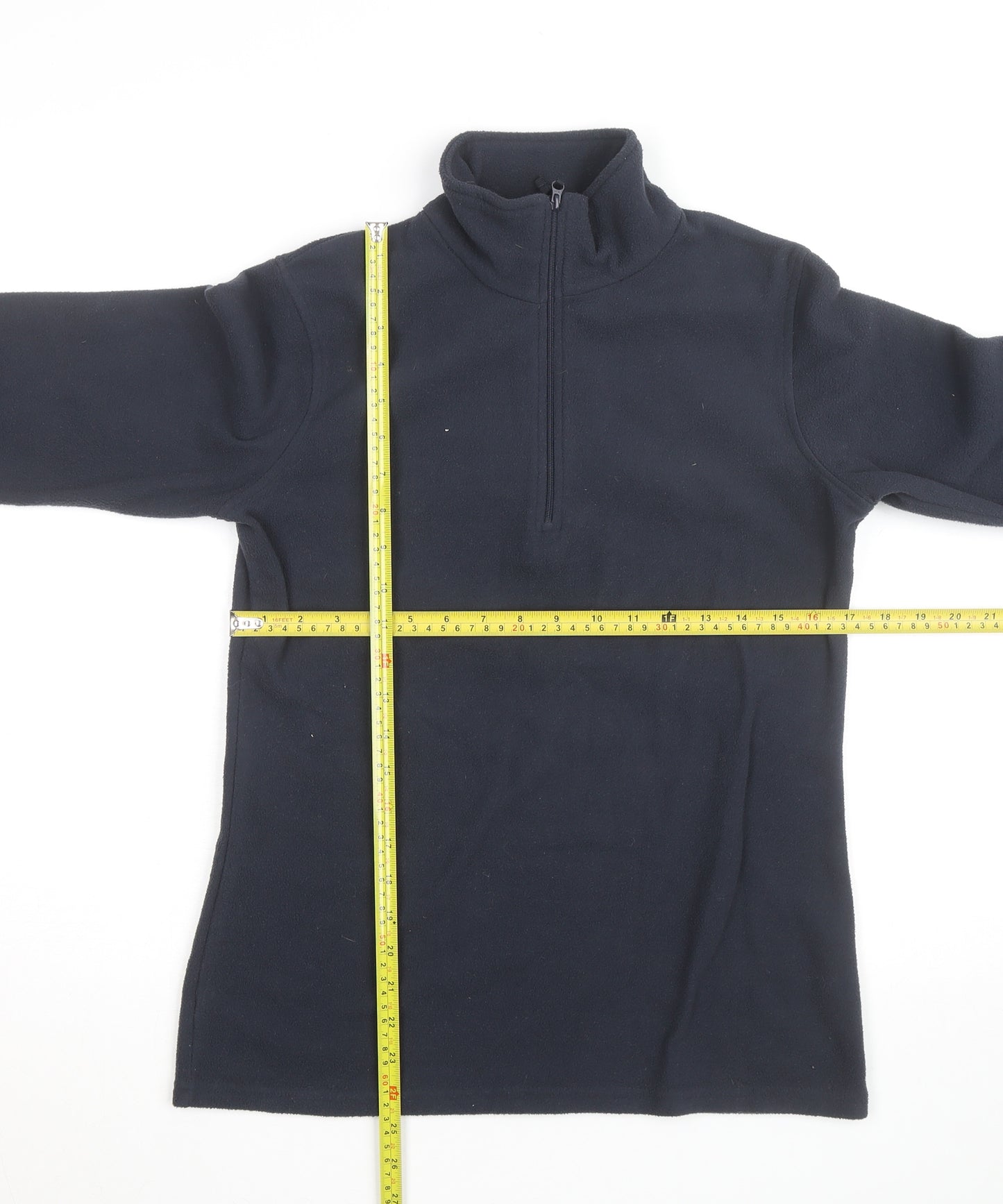 Mountain Warehouse Men’s Black Fleece 1/2 Zip Activewear Jacket M