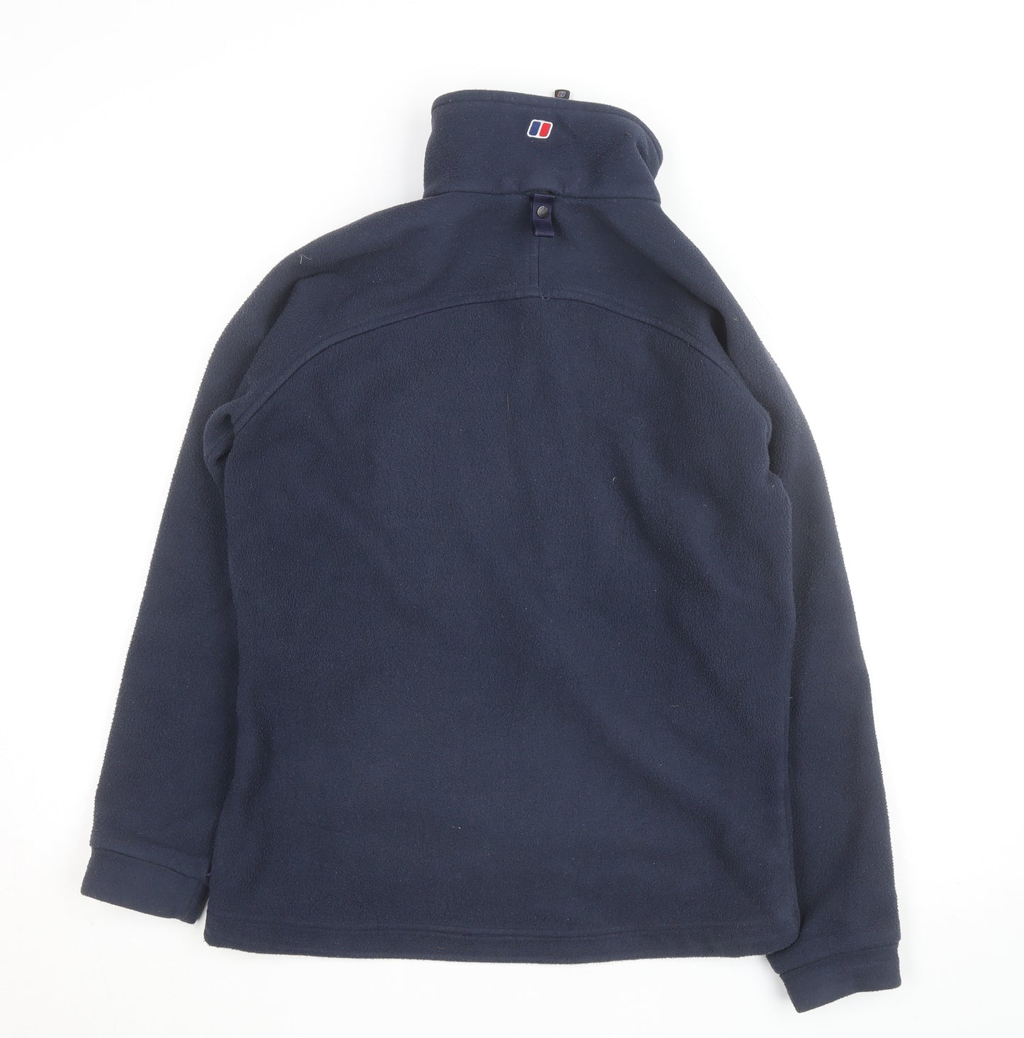 Berghaus Womens Blue Fleece Full Zip Mid-Length Jacket Size 10