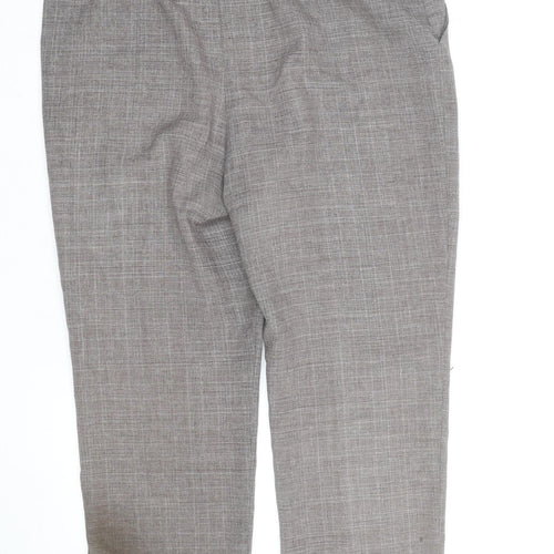 Classics Petite Grey Check Cropped Trousers Women’s Size P