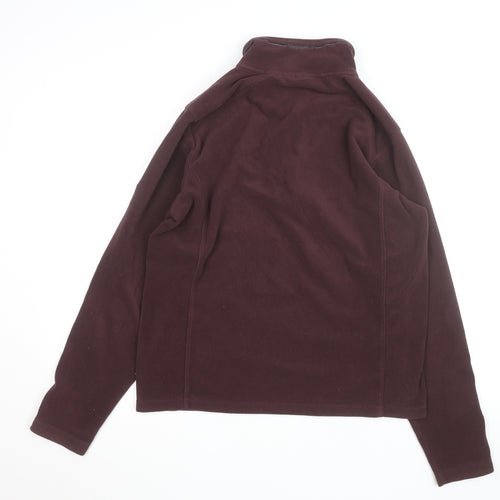 Craghoppers Men's Burgundy Fleece 1/2 Zip Windproof Jacket Size M