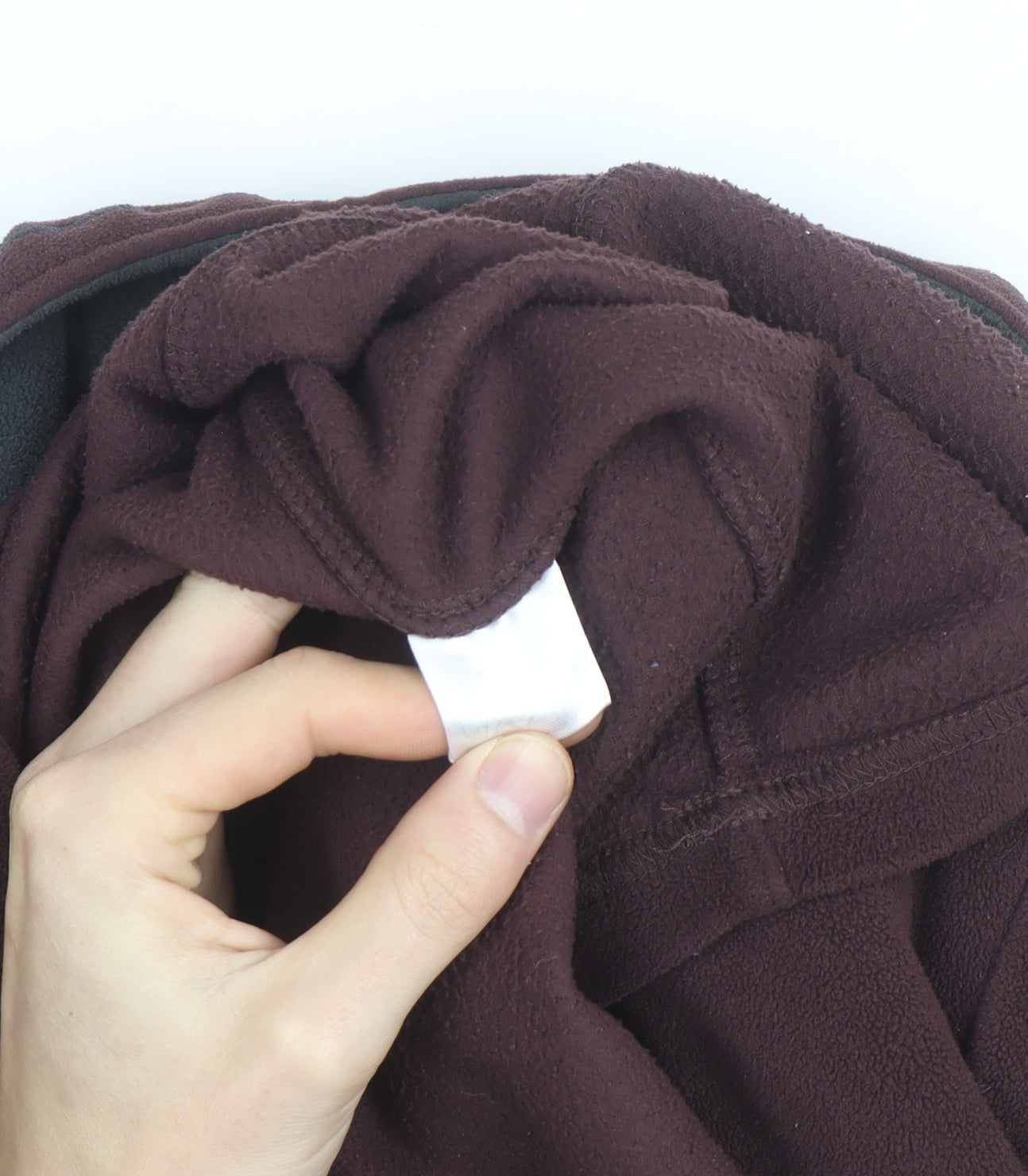 Craghoppers Men's Burgundy Fleece 1/2 Zip Windproof Jacket Size M