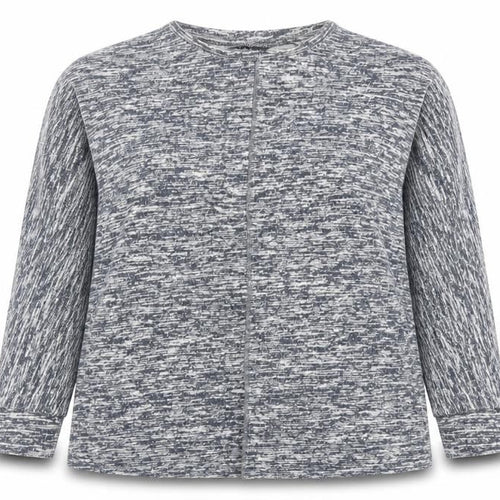 Yours Women Grey Size 18 Crew Neck Knit Cardigan