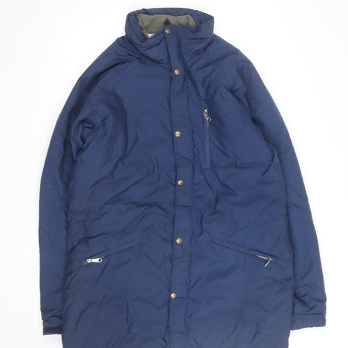 L.L. Bean Men's Blue XL Long Nylon Winter Parka Coat