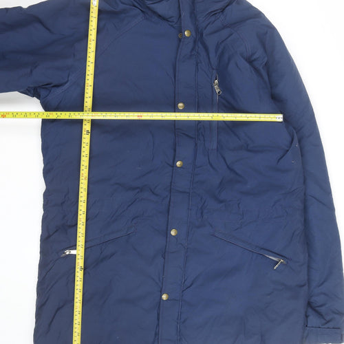 L.L. Bean Men's Blue XL Long Nylon Winter Parka Coat