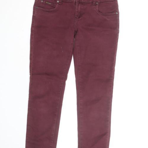 Toxik3 Women's Red High Rise Skinny Jeans Size 12