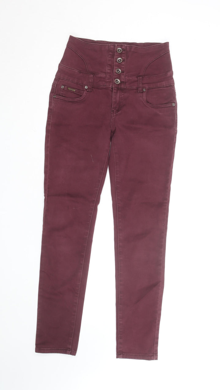 Toxik3 Women's Red High Rise Skinny Jeans Size 12