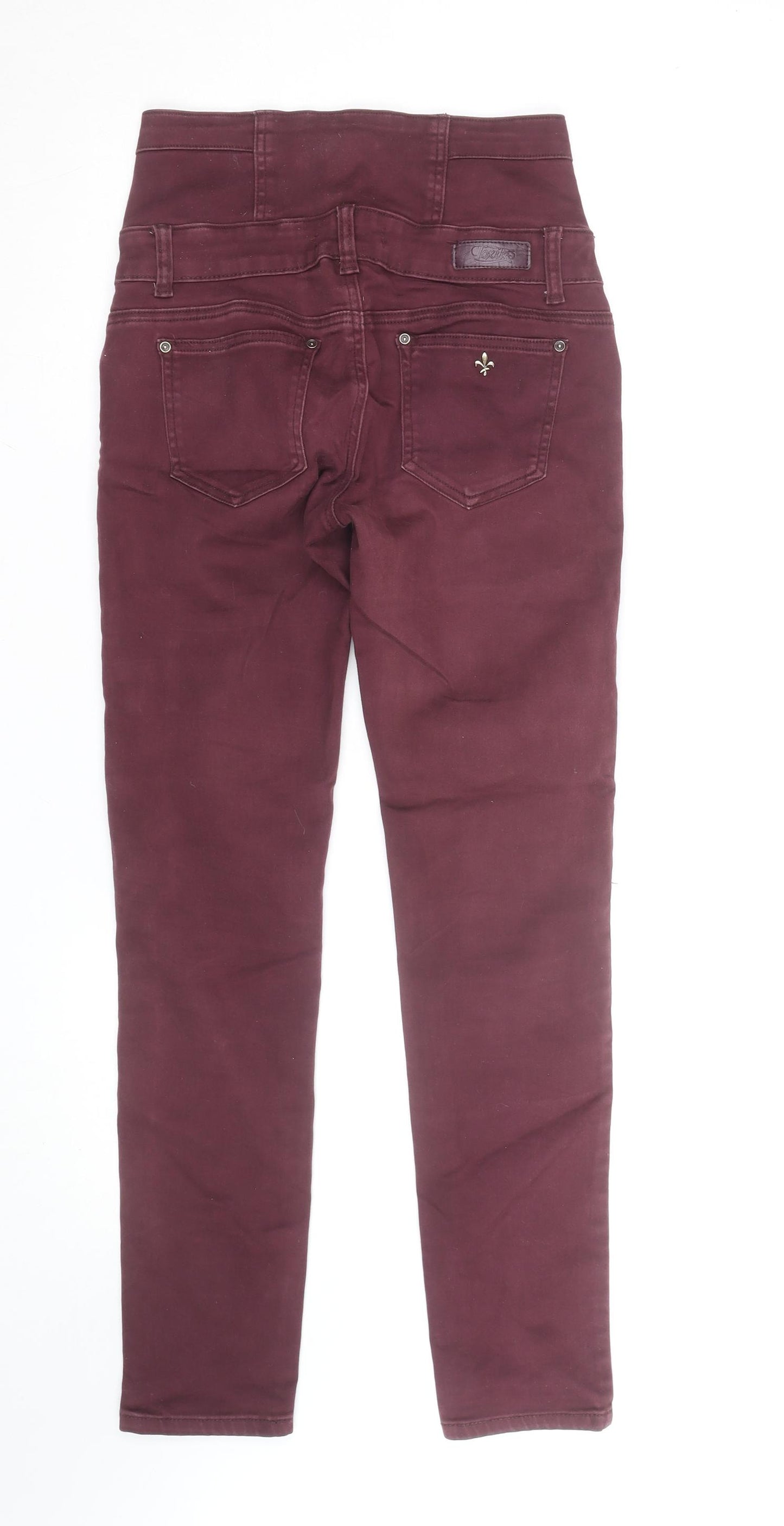 Toxik3 Women's Red High Rise Skinny Jeans Size 12
