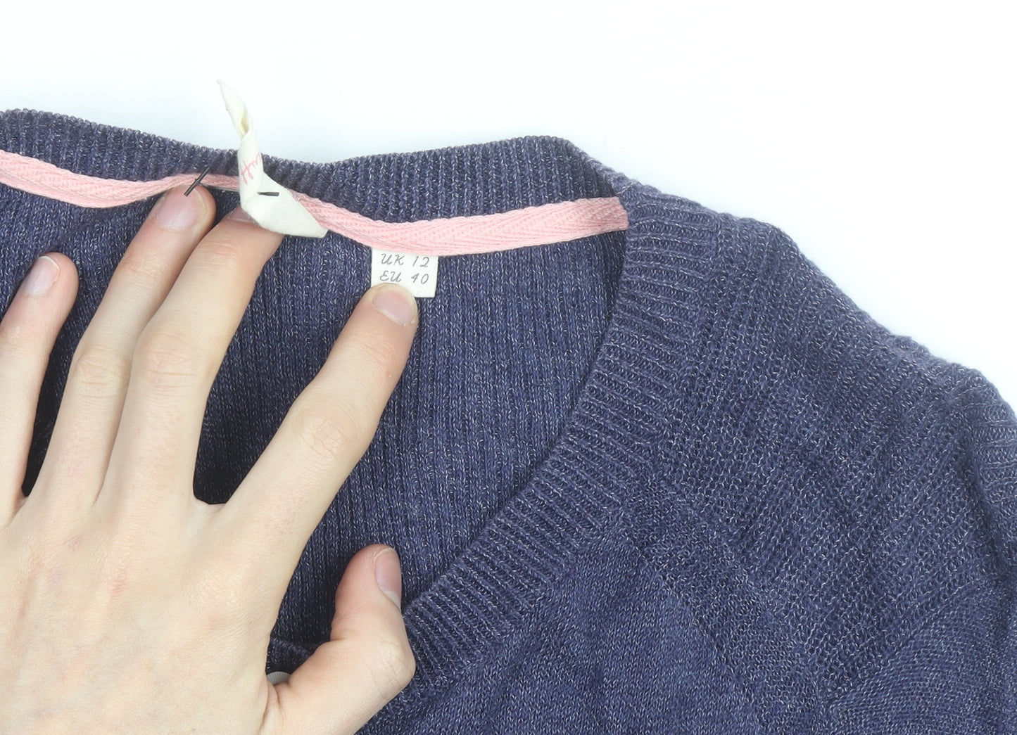 Hush Women's Purple Cotton Cashmere Long Sleeve Cardigan Size 12