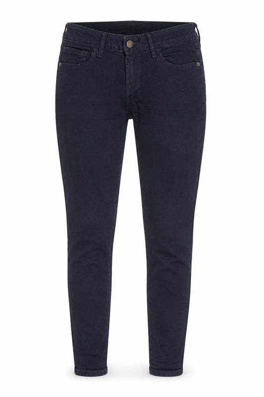 Front view of Old Navy Women’s Blue Skinny Low Rise Rockstar Jeans, size UK 4