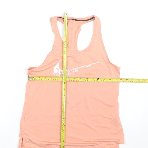 Nike Women's Pink Dri-FIT Racerback Athletic Tank Top Size S