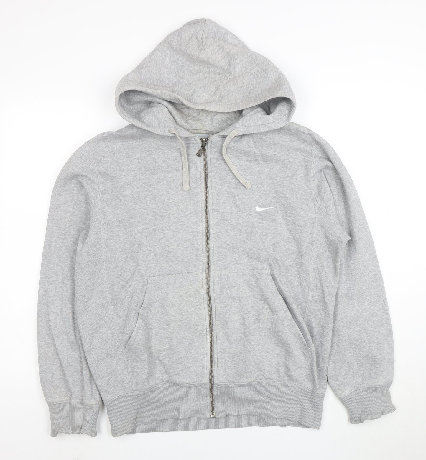 Nike Men’s Grey Full Zip Hoodie Size S Regular Fit