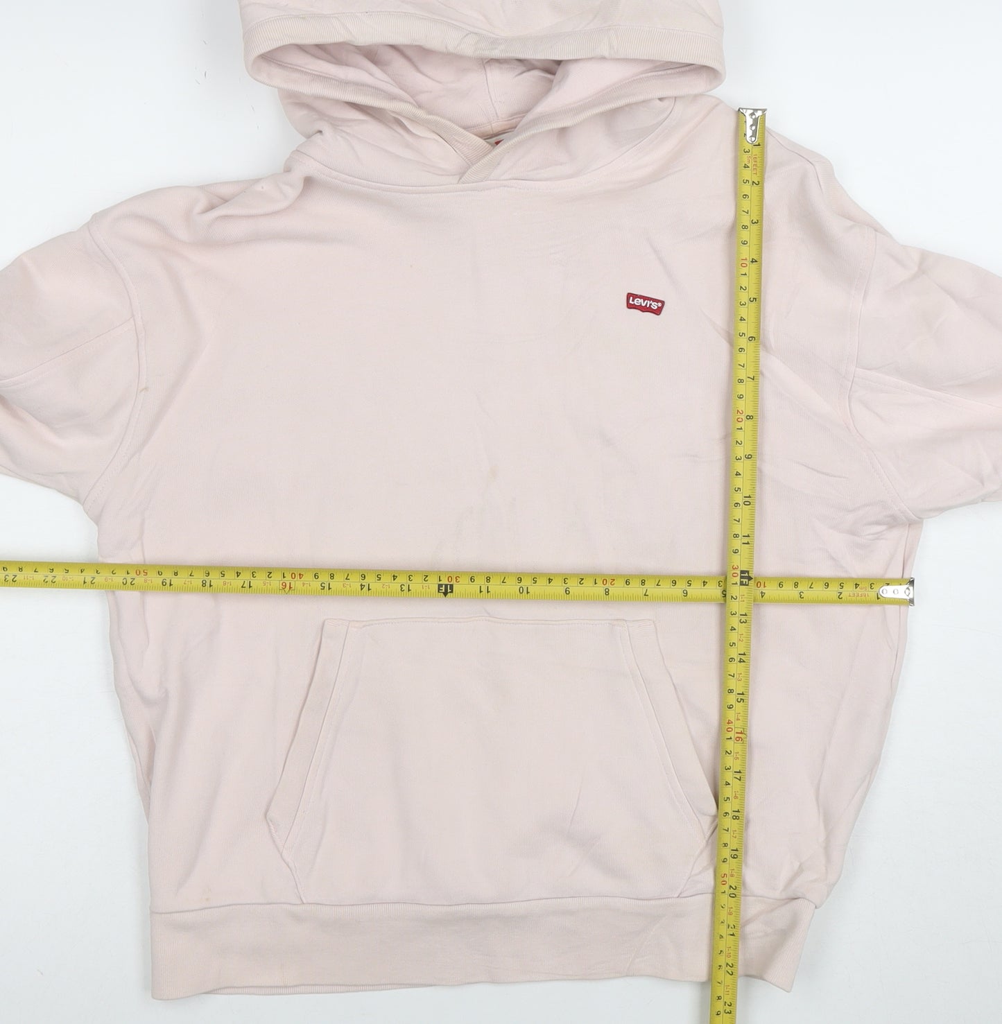 Levi's Womens Beige 2XS Pullover Hoodie 100% Cotton Casual