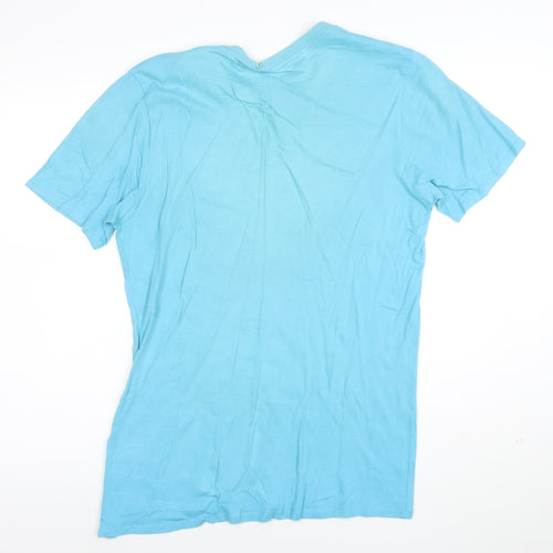 Nike Men's Blue Just Do It Crew Neck Athletic Fit T-Shirt Size M