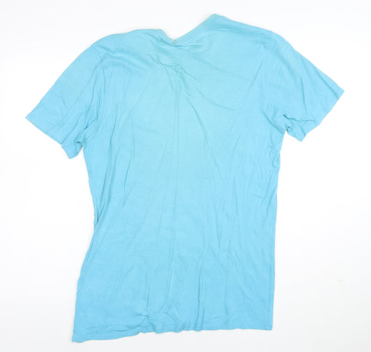 Nike Men's Blue Just Do It Crew Neck Athletic Fit T-Shirt Size M