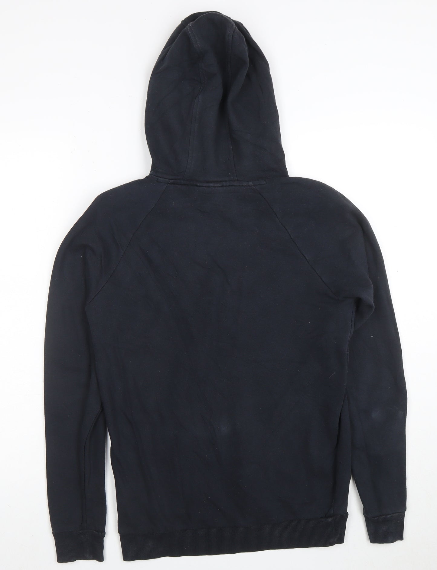 Under Armour Boys Black XS Pullover Hoodie Cotton Blend Athletic