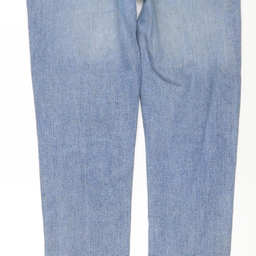 Hollister Men's Blue Light Wash Straight Leg Denim Jeans W30 L32