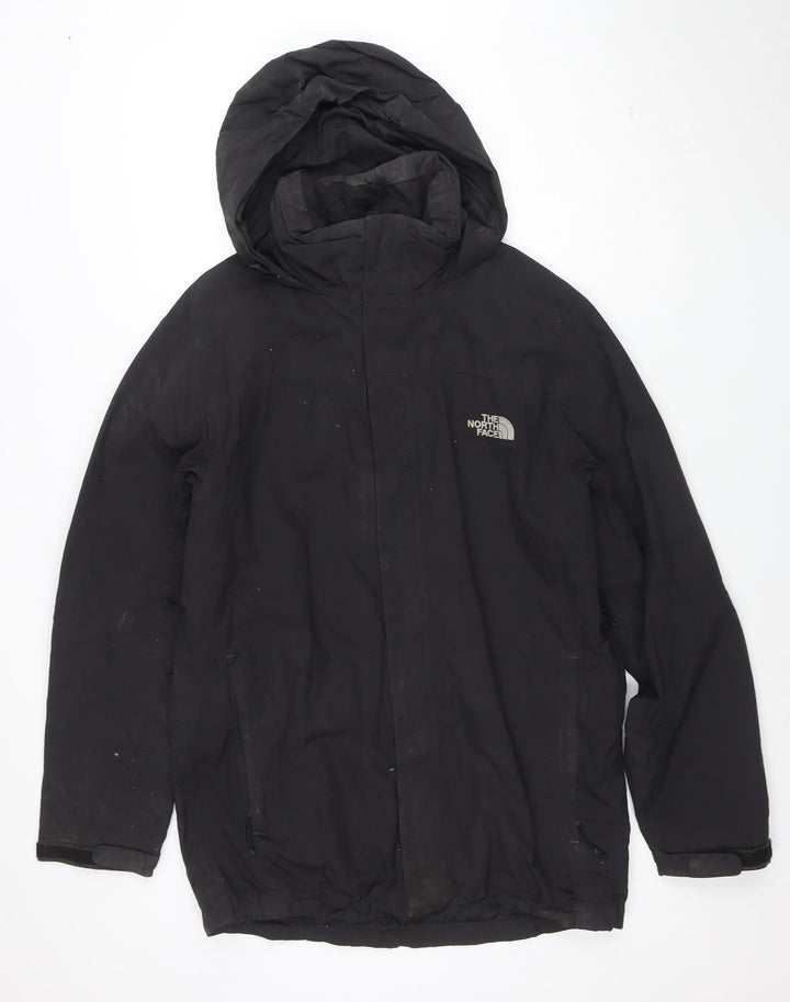 The North Face Men's Black S Waterproof Hooded Parka Jacket