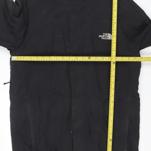 The North Face Men's Black S Waterproof Hooded Parka Jacket