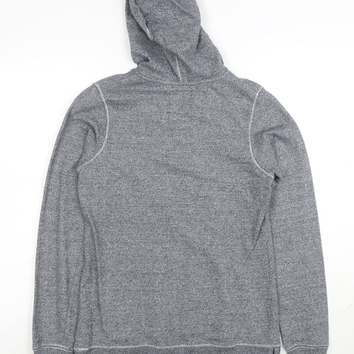 Antigua Men Grey Lace Up Hoodie Minnesota Timberwolves Size S Cotton