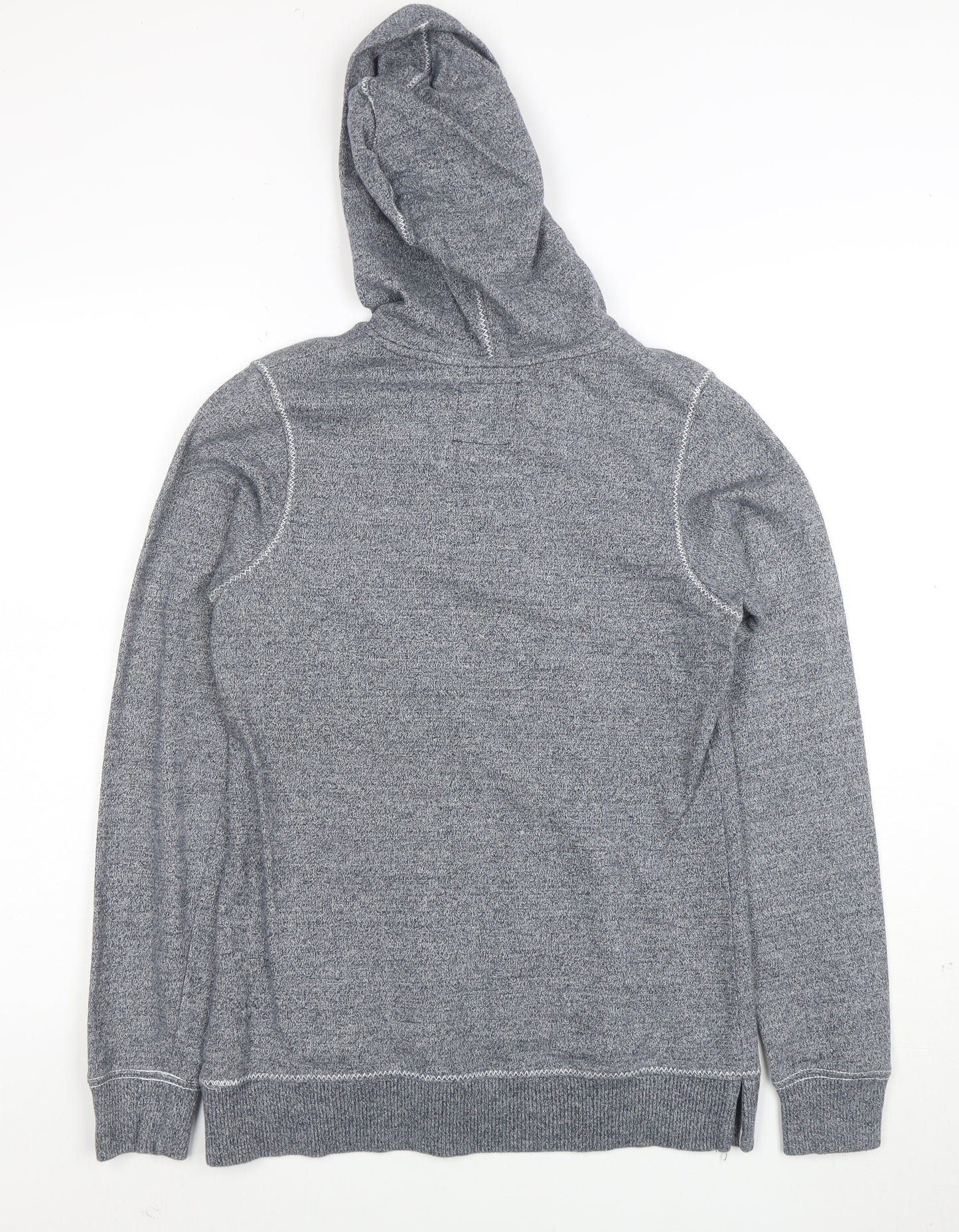 Antigua Men Grey Lace Up Hoodie Minnesota Timberwolves Size S Cotton